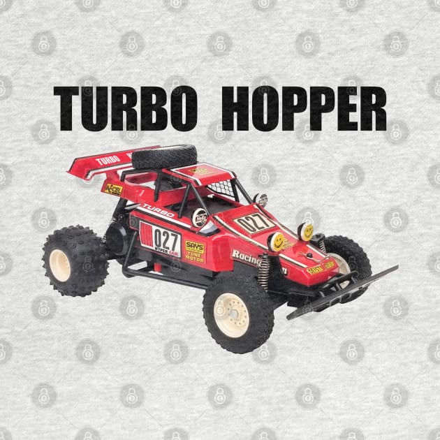 TURBO HOPPER Vintage RC 80s Tyco Black Text by Nostalgia-RC